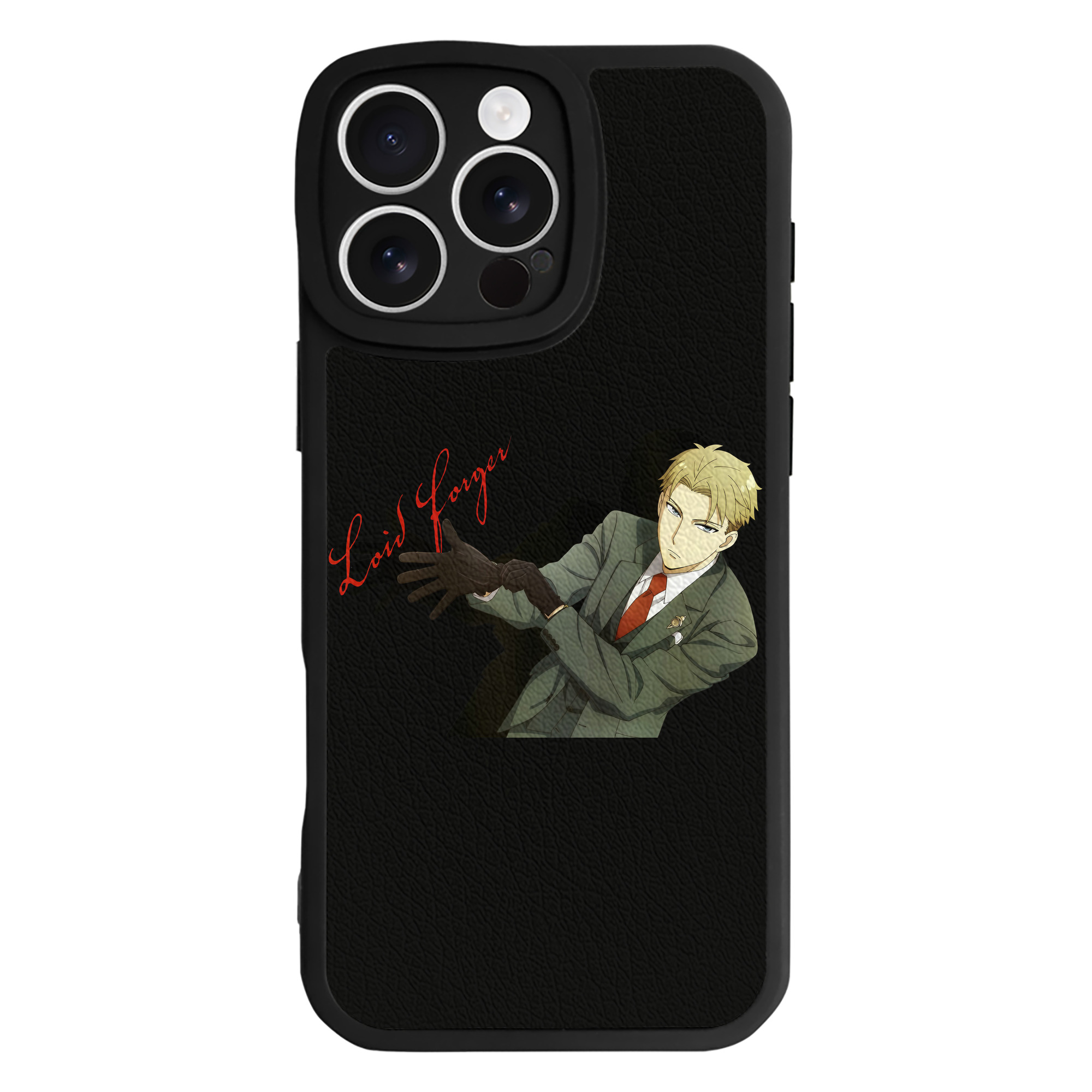 （画像用） SPY×FAMILY间谍家家酒 【iPhone 16シリーズ対応】シリコンスマホケース（レザー調） 材質：シリコン